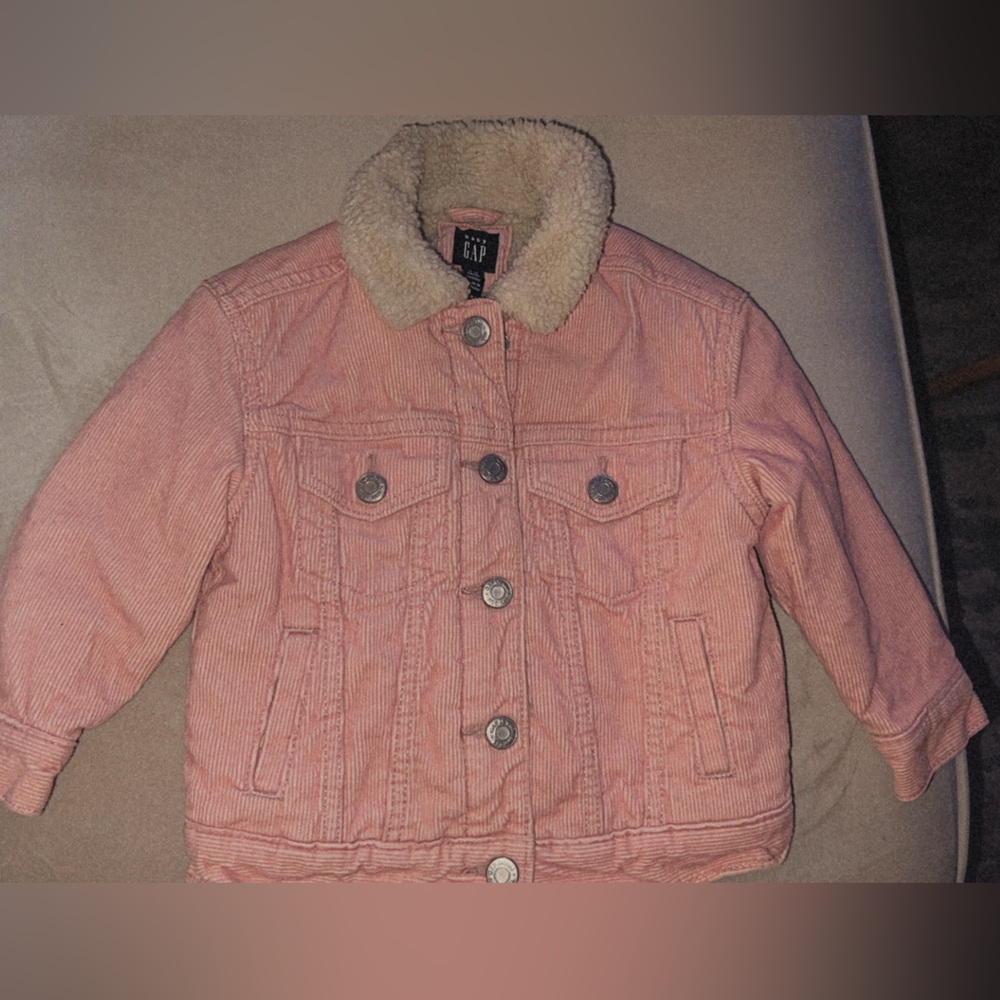 GAP Kids Light Pink Corduroy Jacket